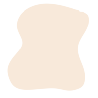 Organic blob shape png