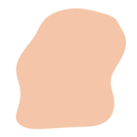 Organic blob shape png