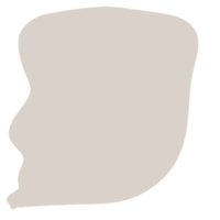 Organic blob shape png