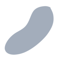 Organic blob shape png