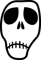 Ghost face emotion for Halloween day png