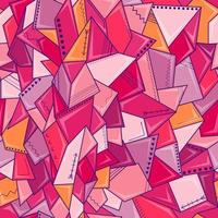 Abstract vector seamless pattern with geometric print. Mosaic pattern for wrapping paper . Wallpaper, fabric, textile.Hand drawn
