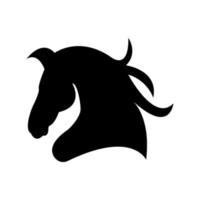 vector de ilustración de icono de caballo