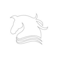 horse icon ilustration vector