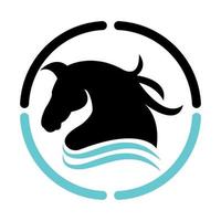 horse icon ilustration vector