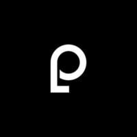 Letter P L creative brand abstract logo vector