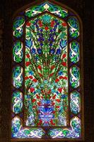 Stained glass in Topkapi Palace photo