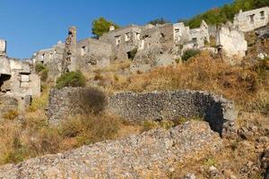 Ruins of Kayakoy, Fethiye photo