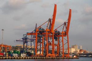 Port Crane in Istanbul photo