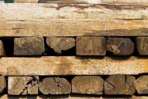 Stack of lumber photo