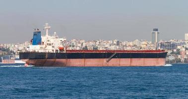 Tanker Ship in sea photo