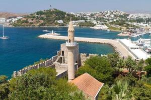 ciudad de bodrum de mugla, turquía foto