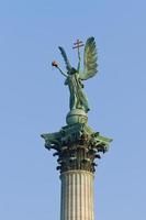 Archangel Gabriel statue from Heroes' Square, Budapest photo