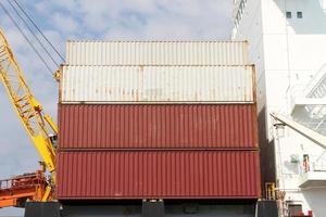 Container Ship in Istanbul photo