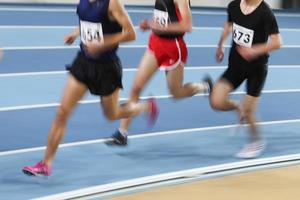 Athletes are running photo