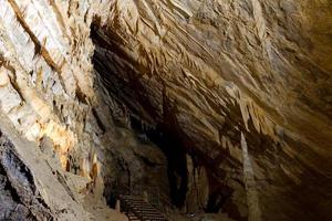 formaciones dentro de la cueva gokgol, zonguldak, pavo foto
