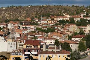 paisaje urbano de kastamonu, turquía foto