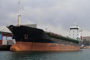 Cargo Ship in Istanbul photo