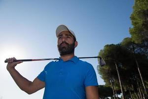 golf player portrait photo