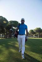 golf player walking photo