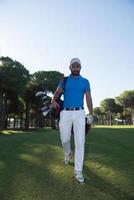 golf player walking photo