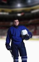 hockey player portrait photo