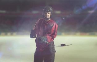 hockey player portrait photo