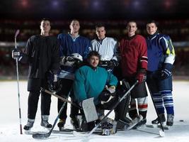 ice hockey players team photo