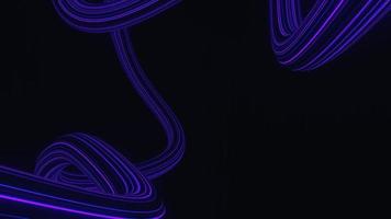 Abstract colorful neon glowing light background. Speed light illuminated. Florescent on the dark scene. Curvy moving line shape. 3D render. photo