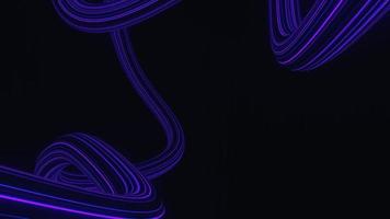 Abstract colorful neon glowing light background. Speed light illuminated. Florescent on the dark scene. Curvy moving line shape. 3D render. photo