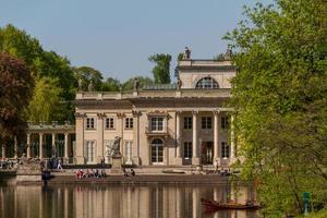 Warsaw, Poland, 2022 - The Lazienki palace in Lazienki Park, Warsaw. Lazienki Krolewskie. photo