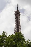 Eiffel Tower Paris portrait view photo