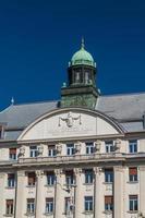 typical buildings 19th-century in Buda Castle district of Budapest photo