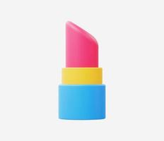 3d Realistic Lipstick Icon vector Illustration