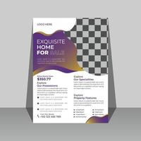 Modern Real estate Flyer Template vector