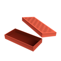 maqueta de caja estarcida png