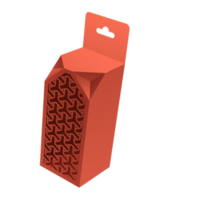 maqueta de caja estarcida png