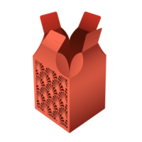 maqueta de caja estarcida png