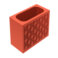 maqueta de caja estarcida png