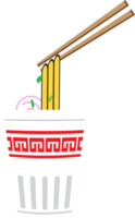 imagen de asia de comida callejera de fideos png