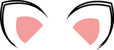 Free Cute cat ears 10862517 PNG with Transparent Background