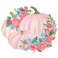 autunno zucca con fiore mazzo