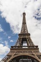 Eiffel Tower Paris close up view photo