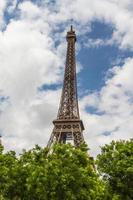 Eiffel Tower Paris portrait view photo