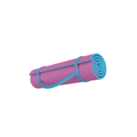 yoga mat 3d illustratie png