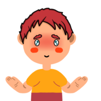 Charakter Junge Cartoon png