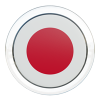 Giappone 3d strutturato lucido cerchio bandiera