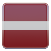 Latvia 3d textured glossy square flag png