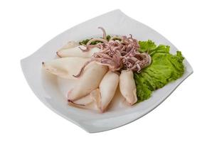 Boiled squid meal photo