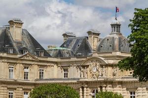 Facade of the Luxembourg Palace  Palais de Luxembourg in Paris, France photo